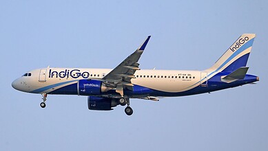 An IndiGo flight