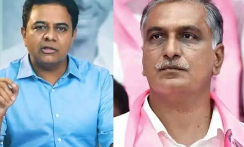 BRS MLAs KT Rama Rao and Harish Rao