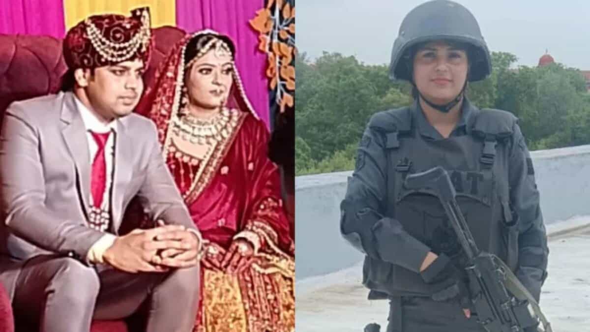 Delhi Police SWAT commando Kajal and her husband Ankur
