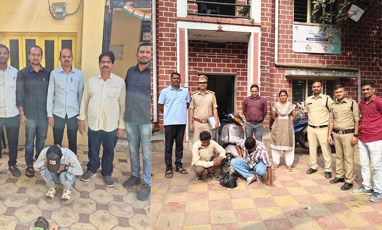 Three drug peddlers held in Hyderabad