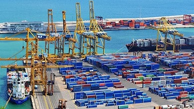 Chabahar port in Iran