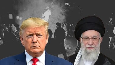 US President Donald Trump and Iran Supreme Leader Ayatollah Ali Khamenei.