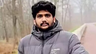 Photo of Telangana student Thokala Hrithin Reddy.