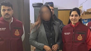 Womana arrested for tdriving with forged diplomatic plates