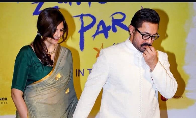 Gauri Spratt and Aamir Khan