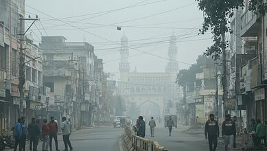 Cold wave continues to grip Hyderabad