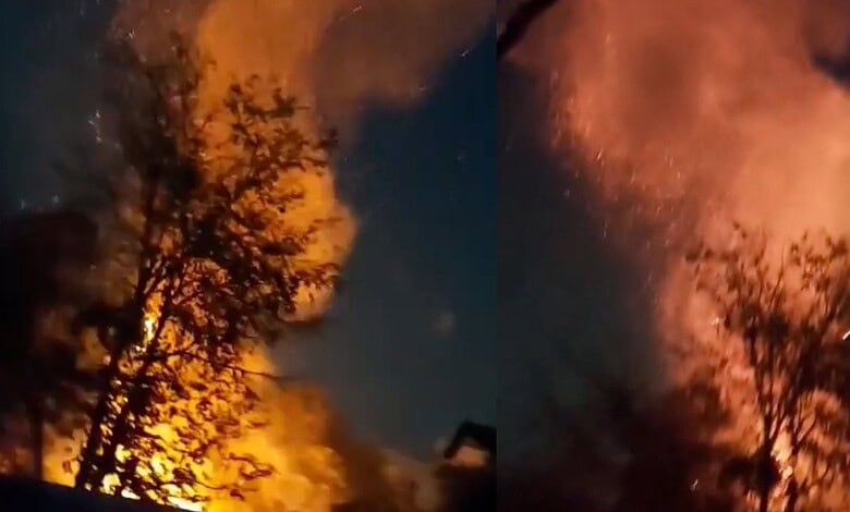 Multiple cylinder blasts trigger huge fire in Hyderabad