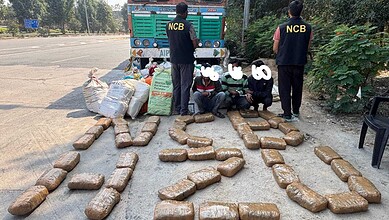 NCB seizes 813 kg ganja in Hyderabad