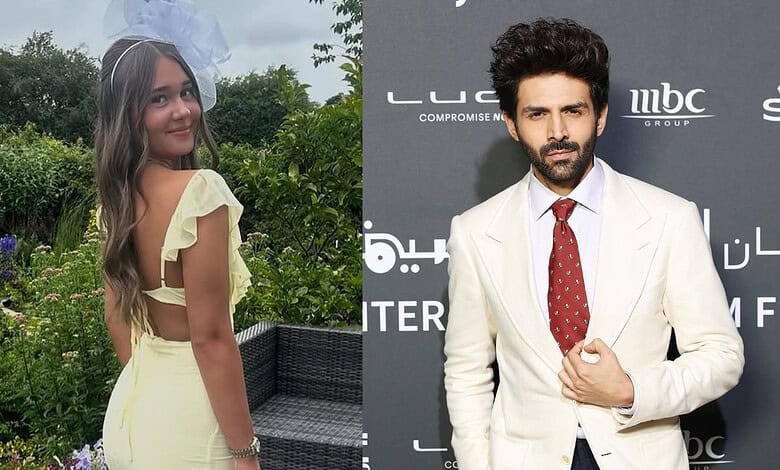 Karina Kubiliute and Kartik Aaryan