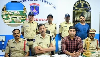 KPHB ACP addresses the media regarding the temple heist