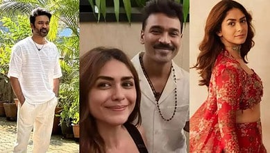 Dhanush and Mrunal Thakur