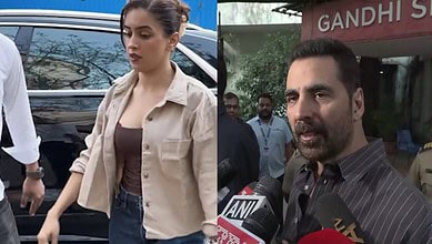 Sanya Malhotra and Akshay Kumar