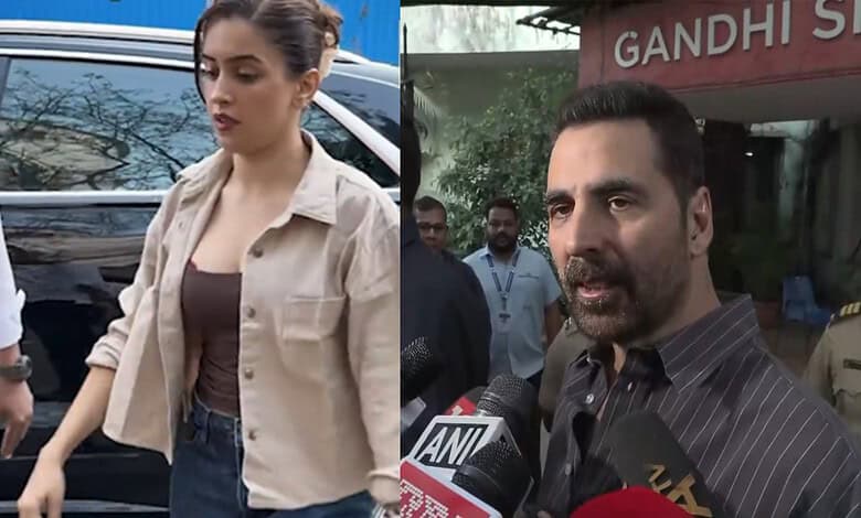 Sanya Malhotra and Akshay Kumar