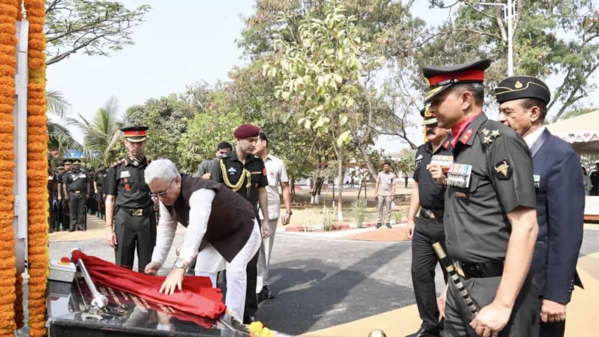 Telangana Governor Jishnu Dev Varma inaugurates 108-feet high National Flag at Mehdipatnam Garrison.