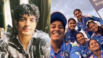 Palash Muchhal and Indian female cricketers