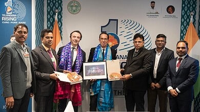 Image of Telangana minster Sridhar Babu with the L'Oreal team