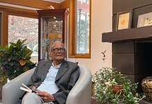 Image of Dasu Krishnamoorthy from Osmania University's first Journalism Department batch