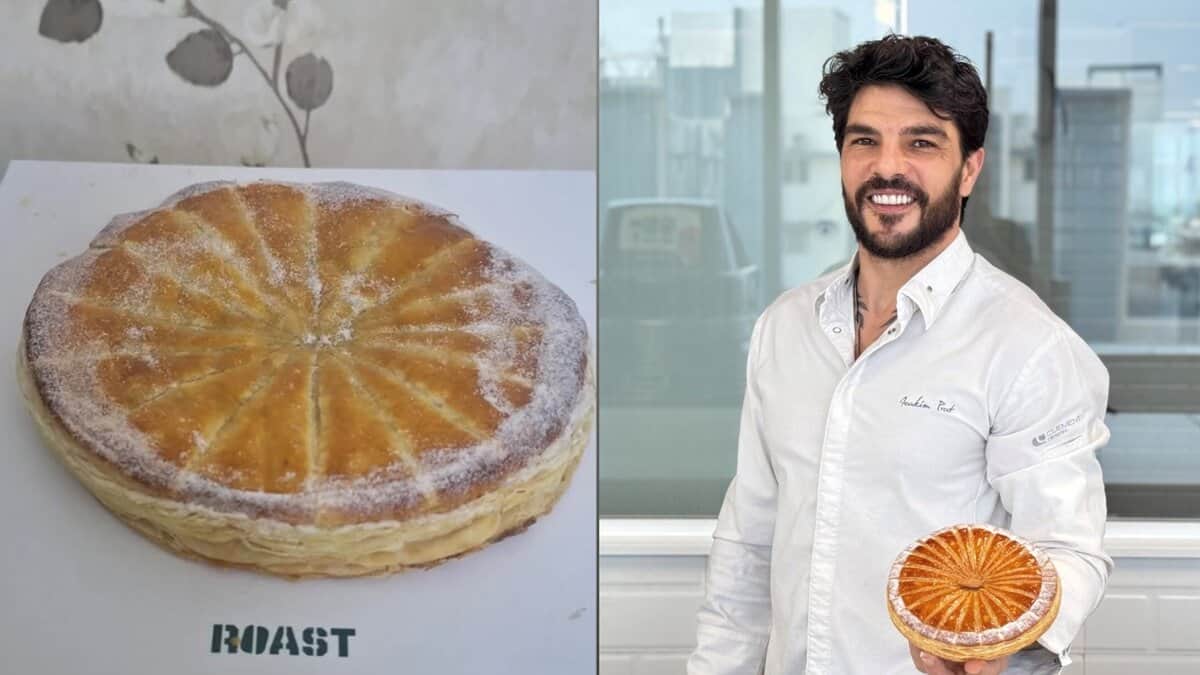 Chef Joakim Prat's dish French Galette