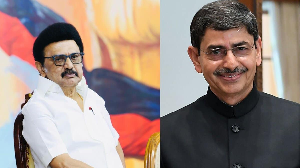 MK Stalin (Left) and Ran Ravi (Right)