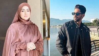 Sana Khan and Baseer Ali