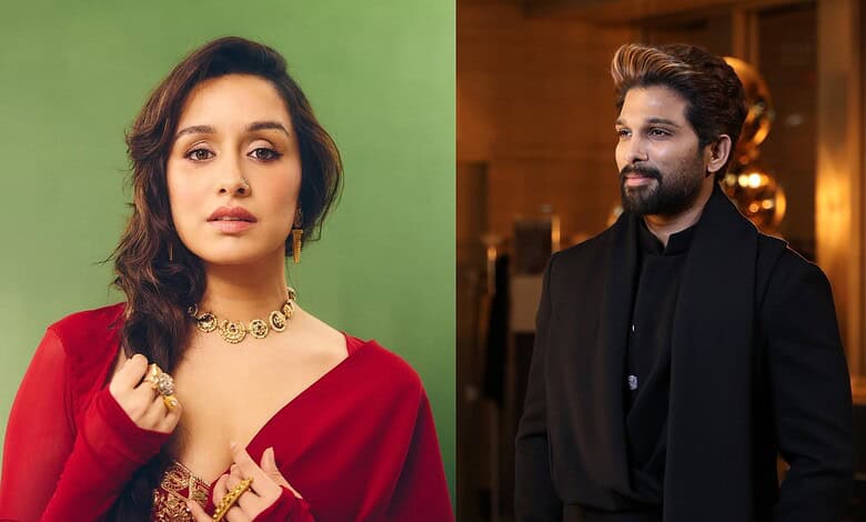 Shraddha Kapoor and Allu Arjun