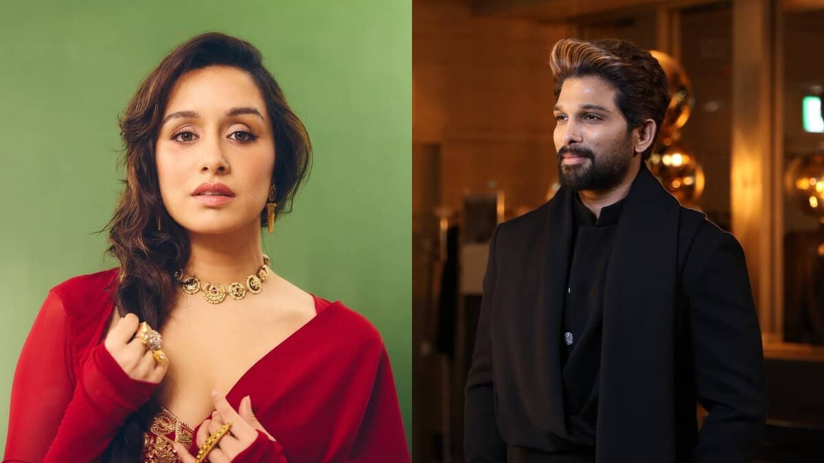 Shraddha Kapoor and Allu Arjun