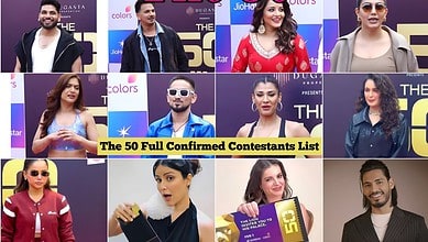 The 50 confirmed contestants