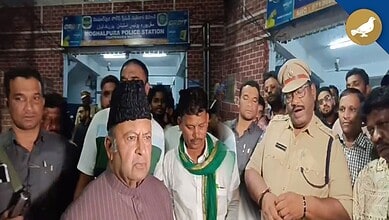 AIMIM workers attacked near Lal Darwaza in Hyderabad