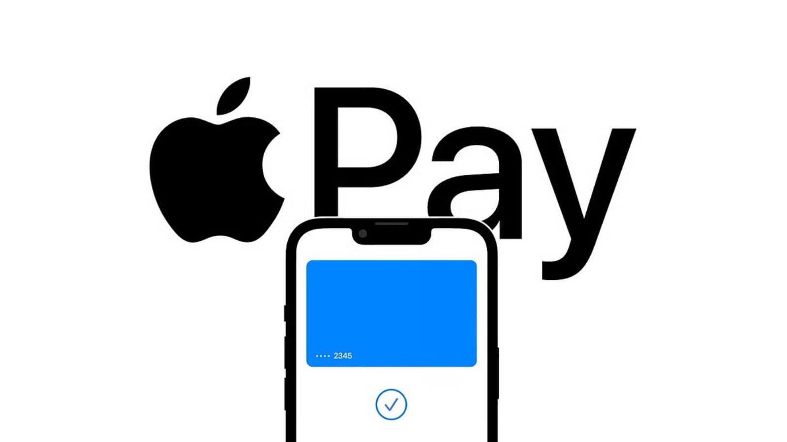 Apple Pay logo on a smartphone screen, representing digital payment technology for secure transactions.