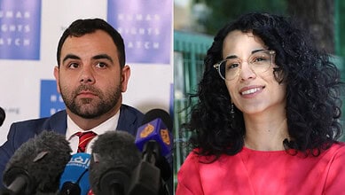 HRW's Milena Ansari and Omar Shakir