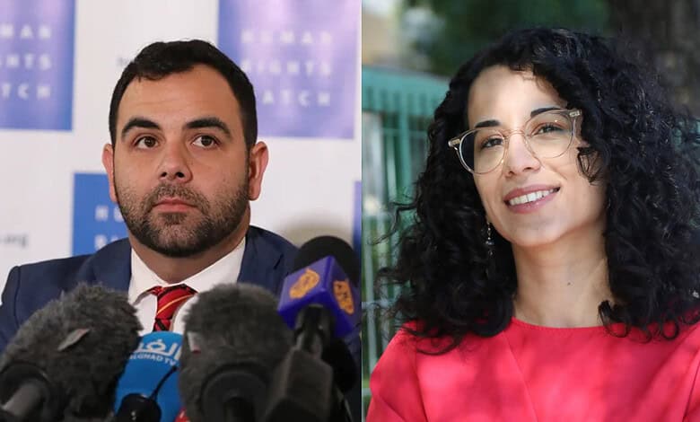 HRW's Milena Ansari and Omar Shakir