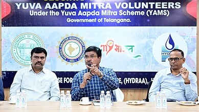 HYDRAA trains 105 volunteers as Youth Disaster Friends under Telangana government scheme.