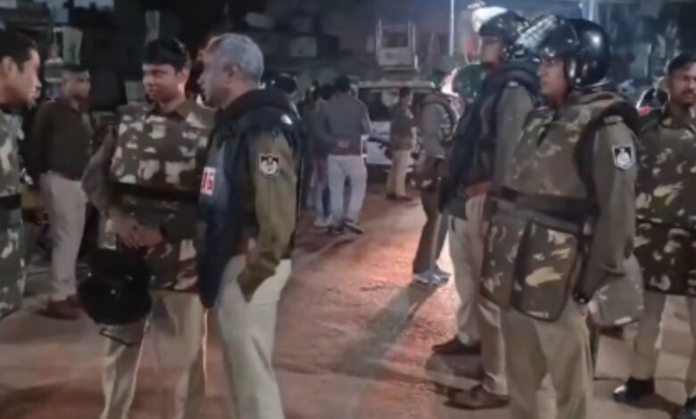Heavy police presence in the town after communal clash