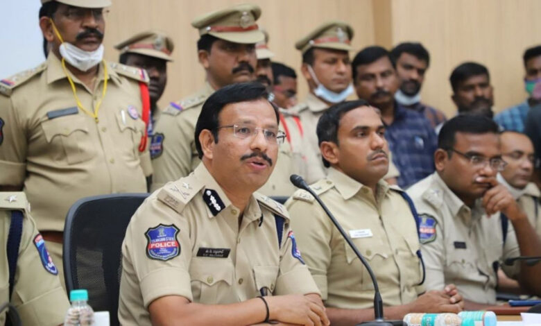 Hyderabad City Police Commissioner VC Sajjanar