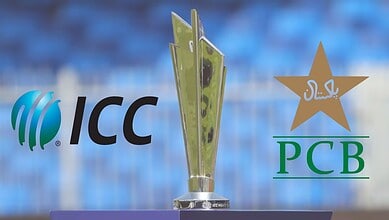 ICC logo, T20 World Cup, PCB logo