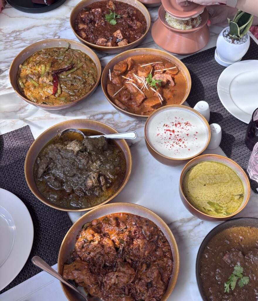 Authentic Hyderabadi cuisine with rich, spicy curries and flavorful gravies.
