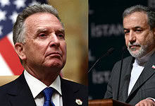 Iran's top diplomat Seyed Abbas Araghchi and US Mideast special envoy Steve Witkoff