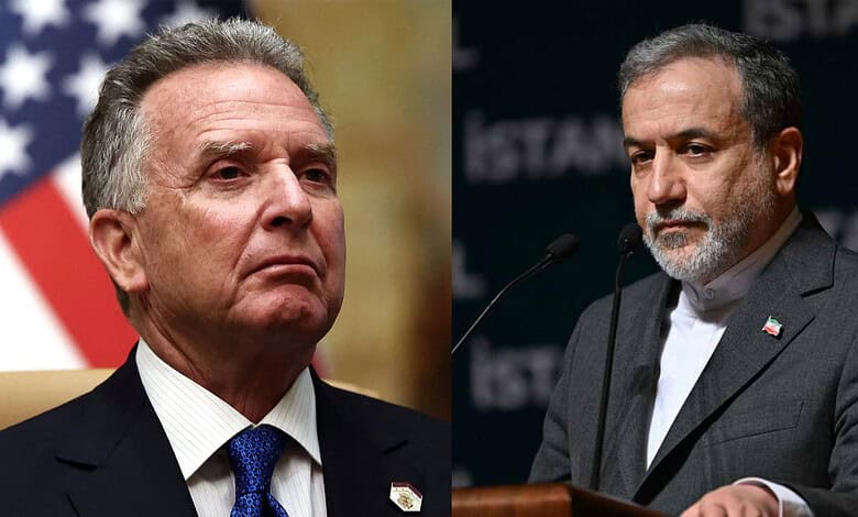 Iran's top diplomat Seyed Abbas Araghchi and US Mideast special envoy Steve Witkoff