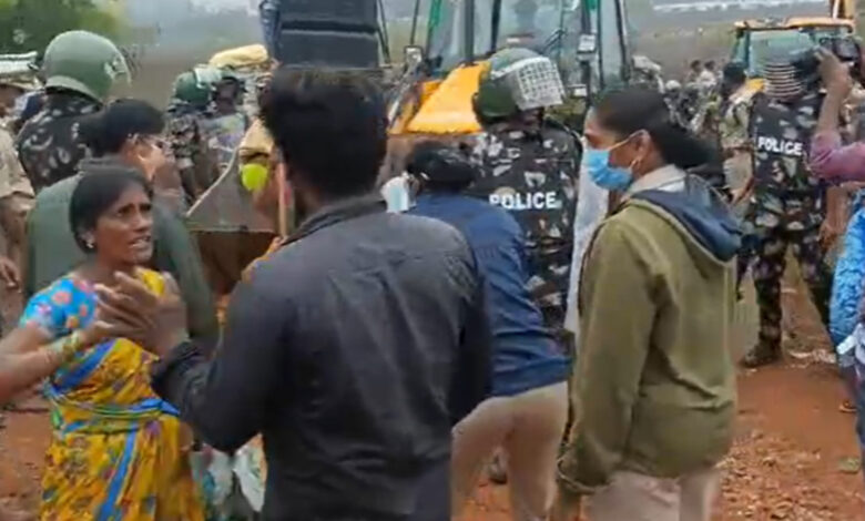 Khammam mass eviction drive
