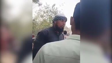 Man questions Bajran Dal for conducting a check (Source: X)