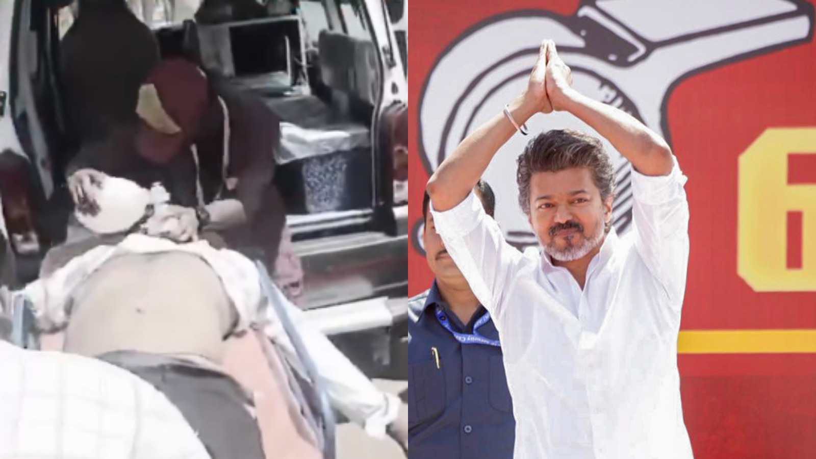 Man dies at TVK chief Vijay's rally