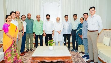 Surrendered Maoist leaders meet Telangana Chief Minister Revanth Reddy