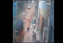 Man steals a goat in Hyderabad