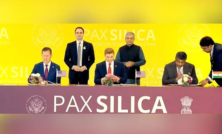 India joins US-led strategic alliance Pax Silica for regional security cooperation.