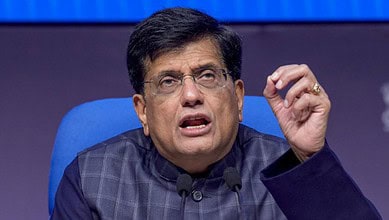 Indian Minister Goyal speaks about the India-US interim trade pact expected to be operational in April.