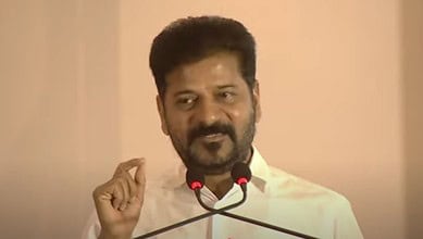 Telangana CM A Revanth Reddy addresses the DCC presidents at a training session held in Hyderabad on Saturday, February 21, 2026.