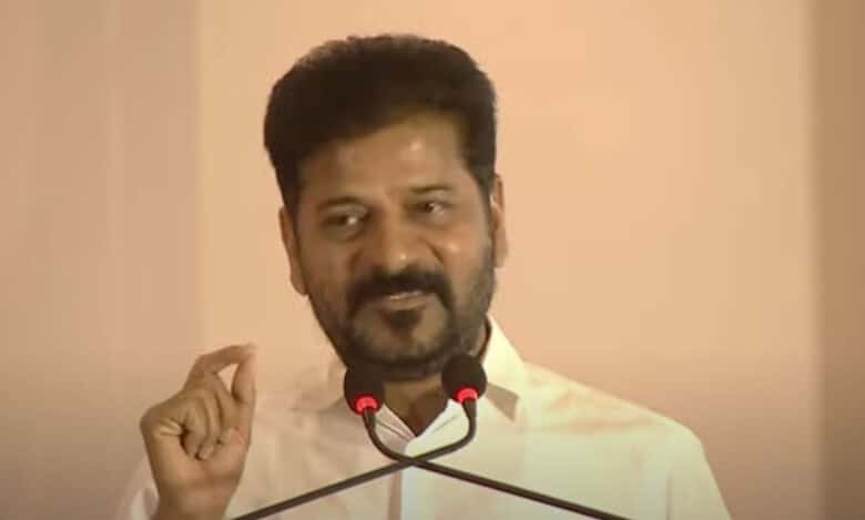 Telangana CM A Revanth Reddy addresses the DCC presidents at a training session held in Hyderabad on Saturday, February 21, 2026.