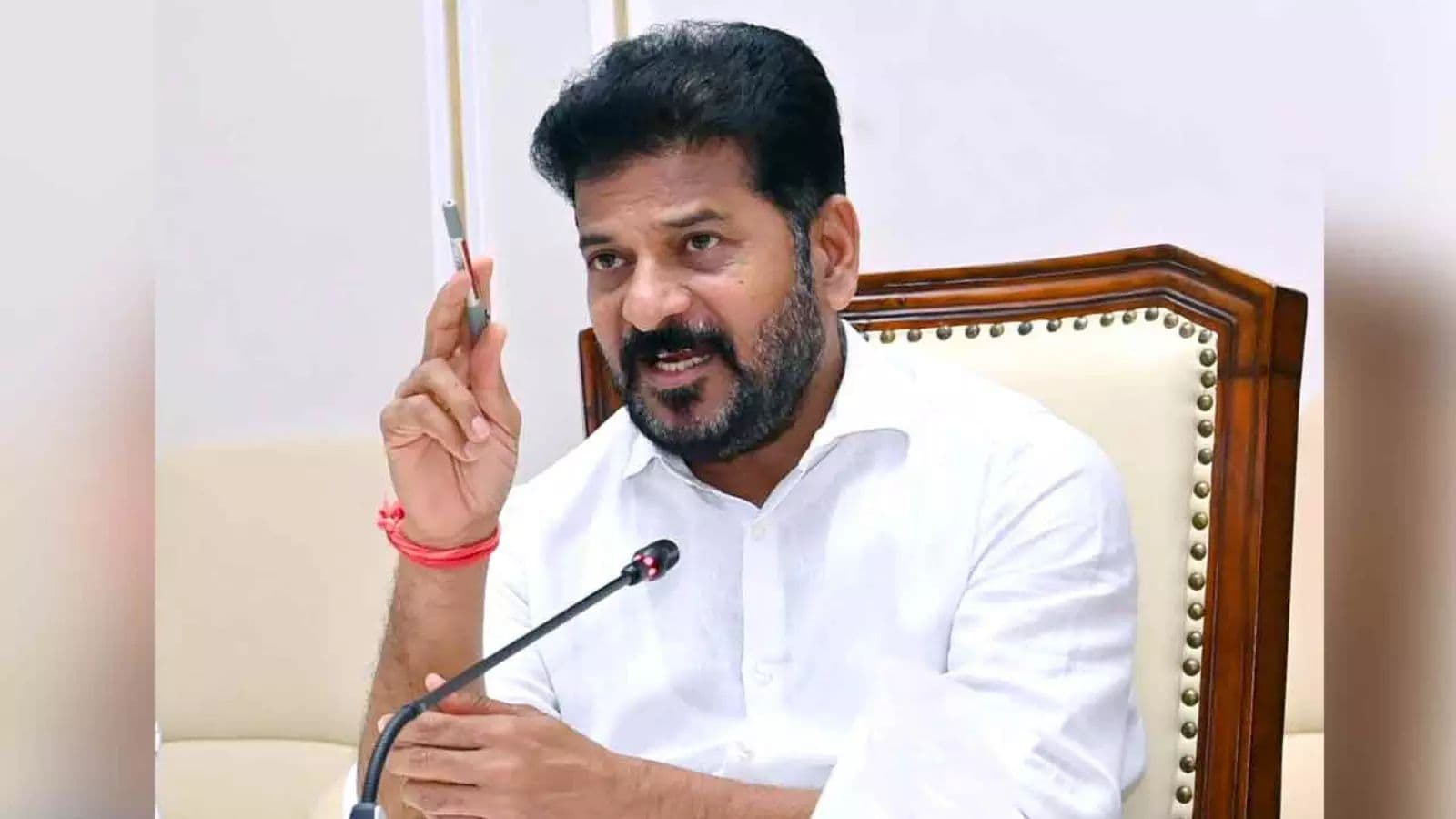 Telangana CM A Revanth Reddy directs higher officials to have funds proposed in the budget for permanent buildings for all government offices.