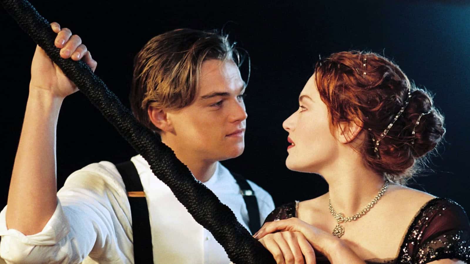 Scene from Titanic showing Jack and Rose during the ship's iconic moment in Hyderabad.