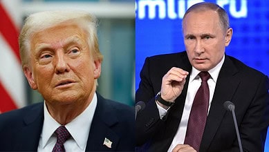 US President Donald Trump With Russian President Vladmir Putin (1)